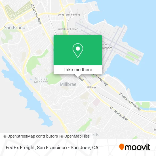 FedEx Freight map