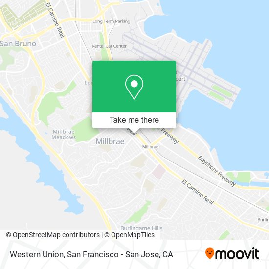 Western Union map