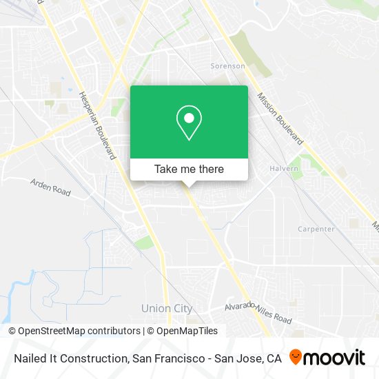 Nailed It Construction map