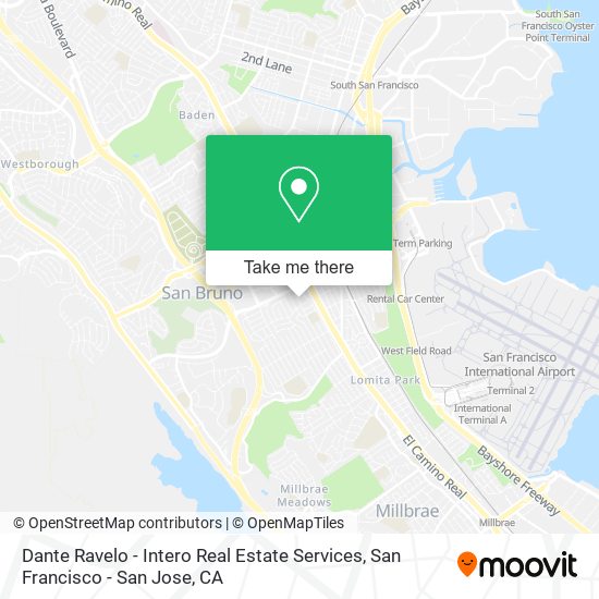 Dante Ravelo - Intero Real Estate Services map