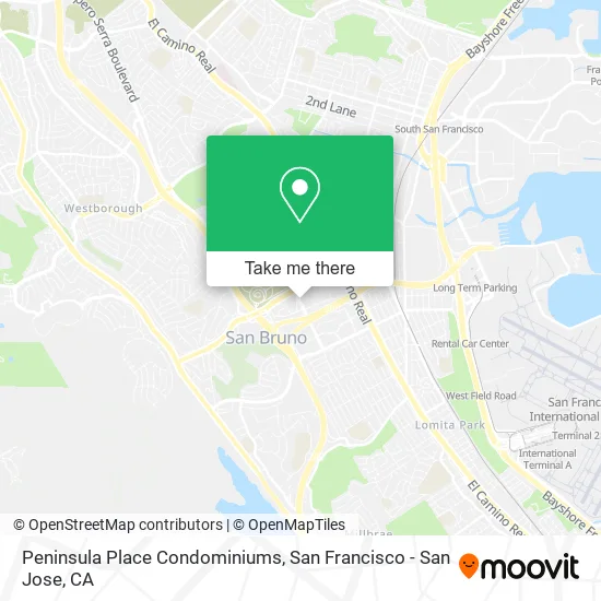 Peninsula Place Condominiums map