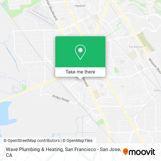 Wave Plumbing & Heating map