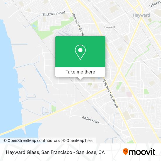 Mapa de Hayward Glass
