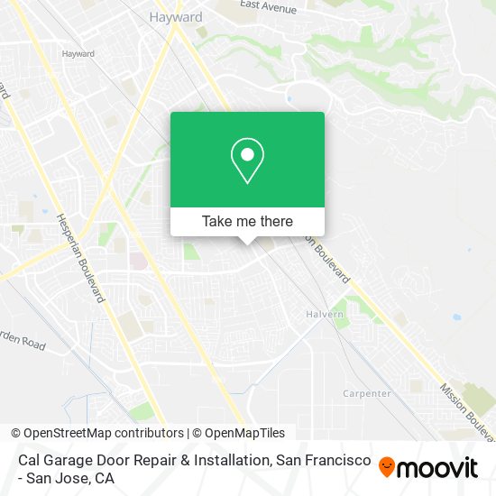 Cal Garage Door Repair & Installation map