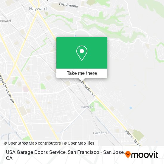 Mapa de USA Garage Doors Service