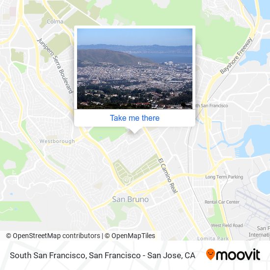 Mapa de South San Francisco