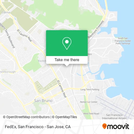 Mapa de FedEx