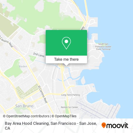 Bay Area Hood Cleaning map