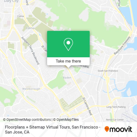 Floorplans + Sitemap Virtual Tours map