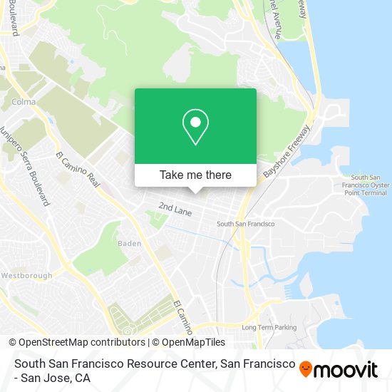 South San Francisco Resource Center map