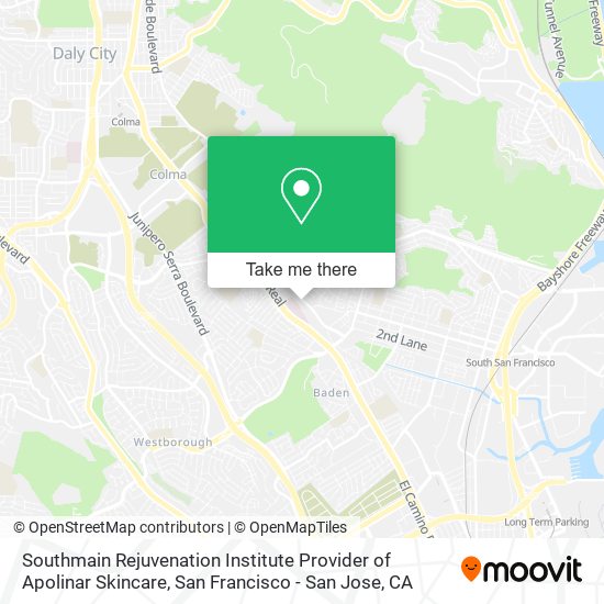 Southmain Rejuvenation Institute Provider of Apolinar Skincare map