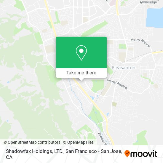 Mapa de Shadowfax Holdings, LTD.