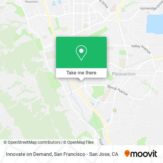 Innovate on Demand map