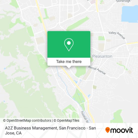 A2Z Business Management map