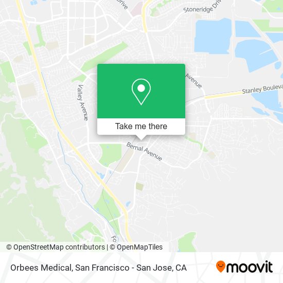 Orbees Medical map