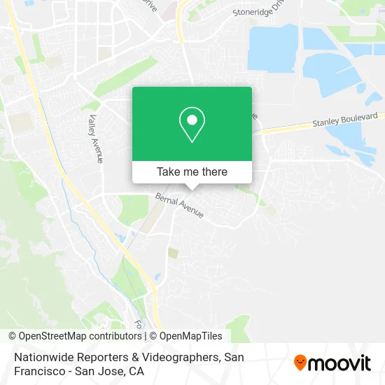 Nationwide Reporters & Videographers map