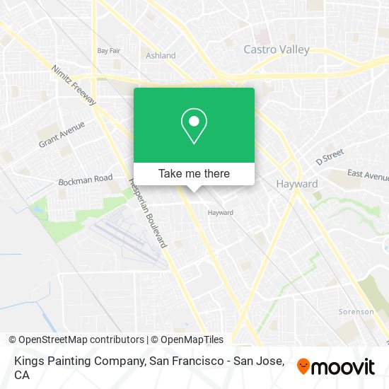 Kings Painting Company map