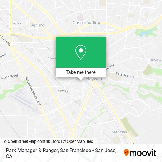 Park Manager & Ranger map