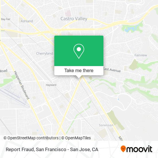 Mapa de Report Fraud