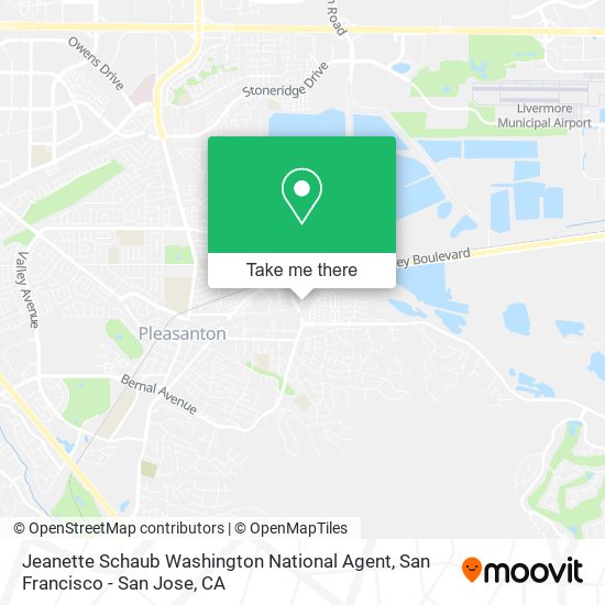 Mapa de Jeanette Schaub Washington National Agent