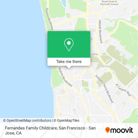 Fernandes Family Childcare map