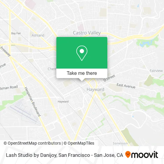 Mapa de Lash Studio by Danijoy