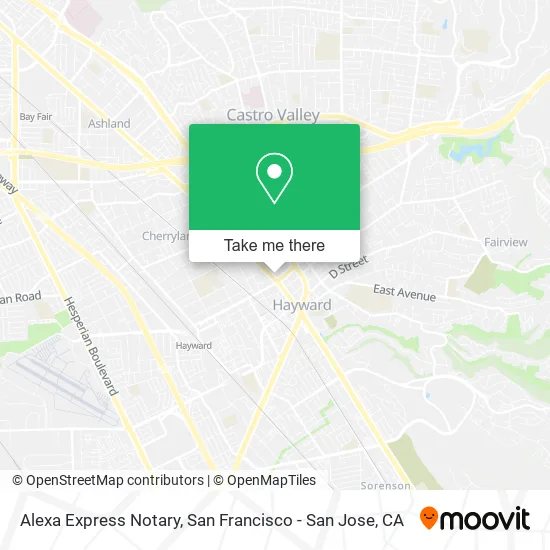 Alexa Express Notary map