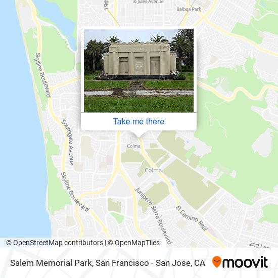 Salem Memorial Park map