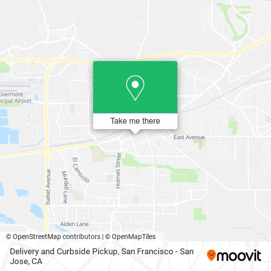 Delivery and Curbside Pickup map