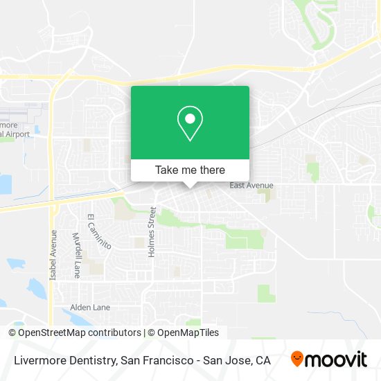 Livermore Dentistry map