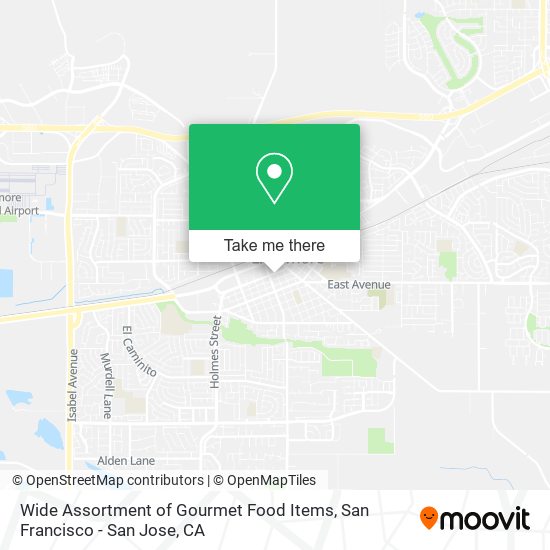 Mapa de Wide Assortment of Gourmet Food Items