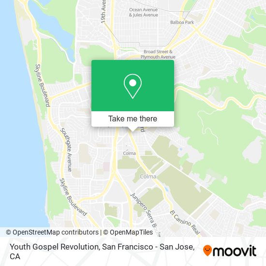 Mapa de Youth Gospel Revolution