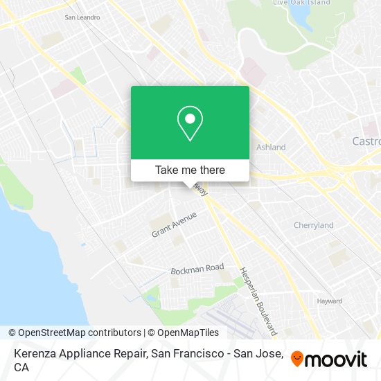 Kerenza Appliance Repair map