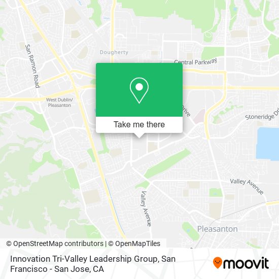 Mapa de Innovation Tri-Valley Leadership Group