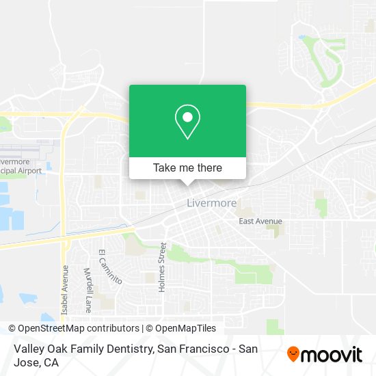 Valley Oak Family Dentistry map