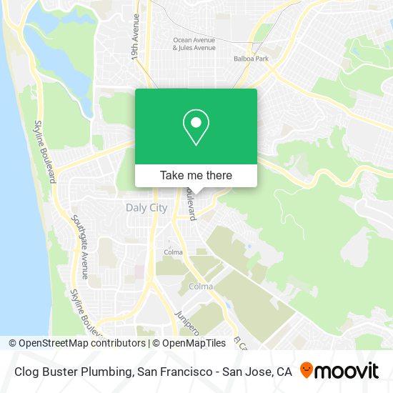 Mapa de Clog Buster Plumbing