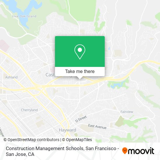 Mapa de Construction Management Schools