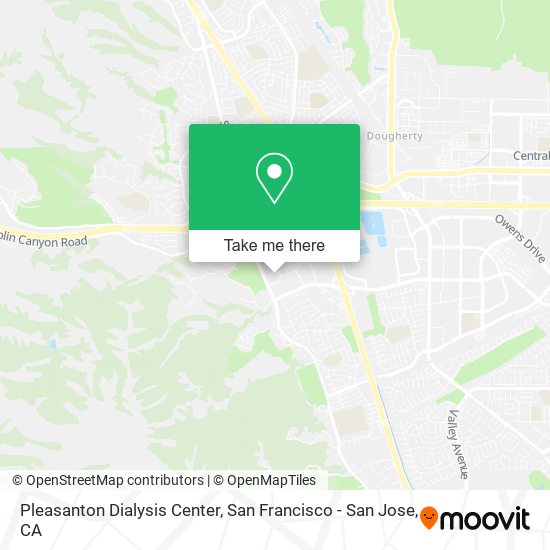 Mapa de Pleasanton Dialysis Center