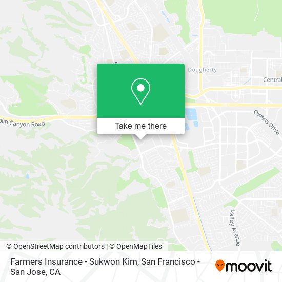 Farmers Insurance - Sukwon Kim map