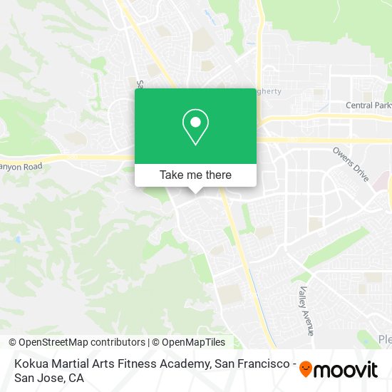 Mapa de Kokua Martial Arts Fitness Academy