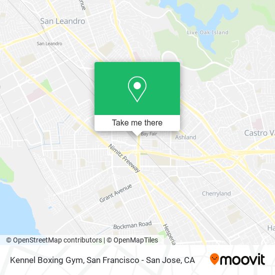 Mapa de Kennel Boxing Gym