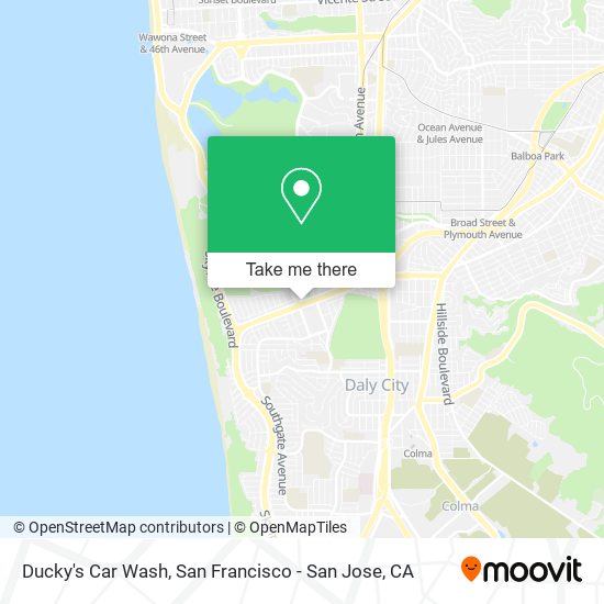 Ducky's Car Wash map