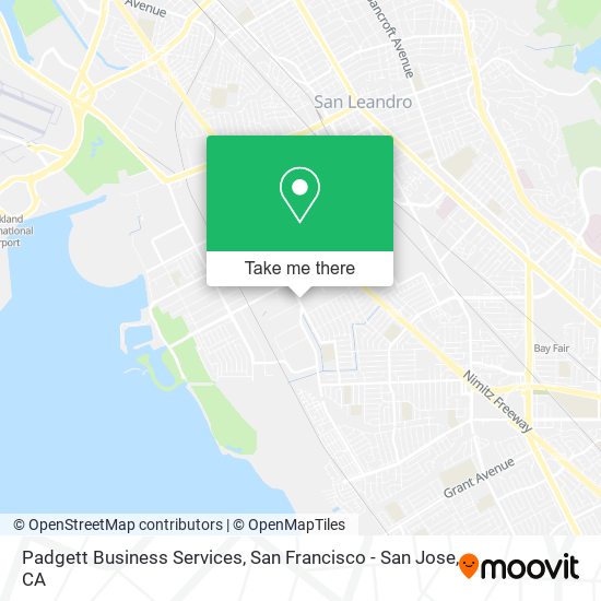 Mapa de Padgett Business Services