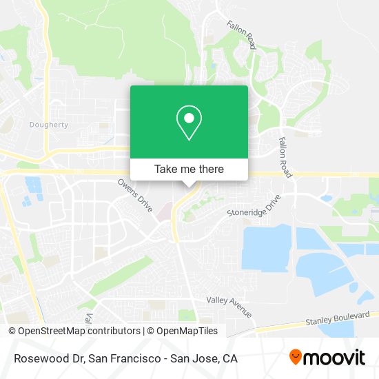 Rosewood Dr map