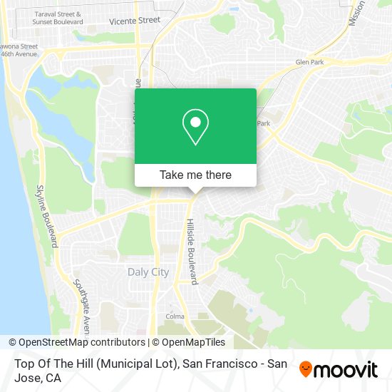 Mapa de Top Of The Hill (Municipal Lot)