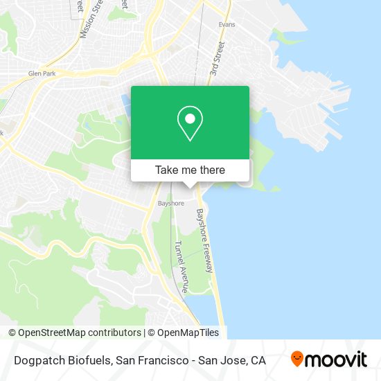 Dogpatch Biofuels map