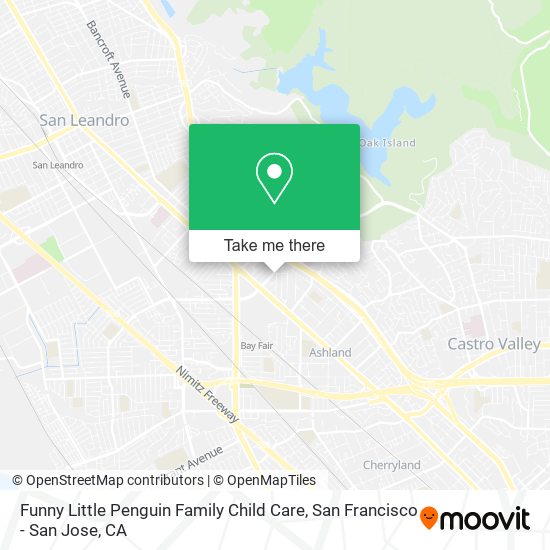Funny Little Penguin Family Child Care map