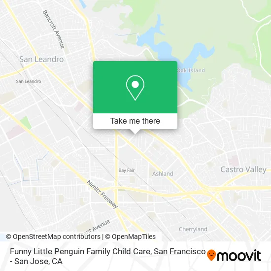 Funny Little Penguin Family Child Care map