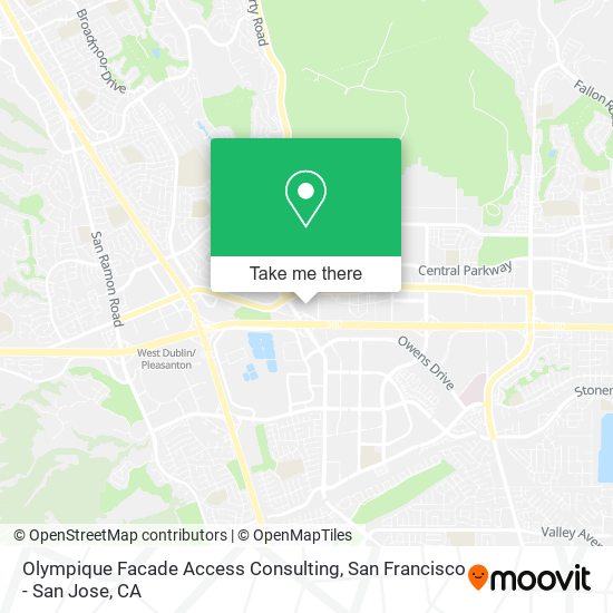 Mapa de Olympique Facade Access Consulting