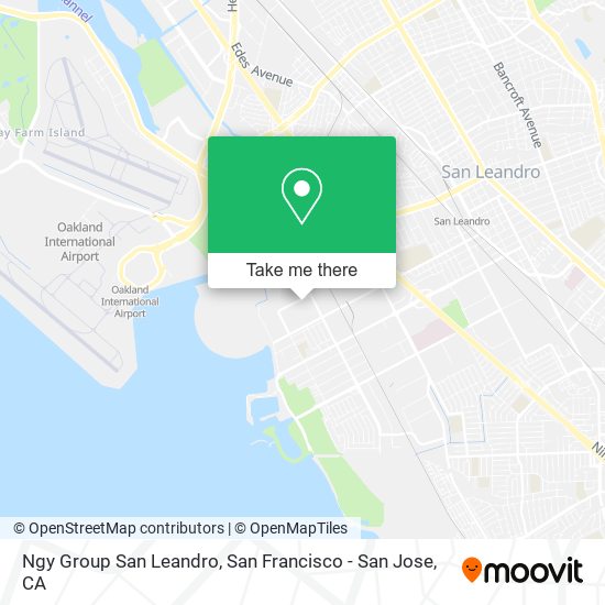 Ngy Group San Leandro map